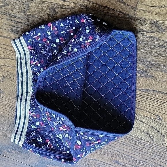 Made In France PETIT Bateau Teen Girl's Quilted Paint Splash Design Mini Skirt - Picture 5 of 14